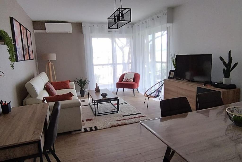 Les Geraniums, Bel Appartement Renove, Proche Plage Et Commerces Ла Сен-сюр-Мер Екстериор снимка